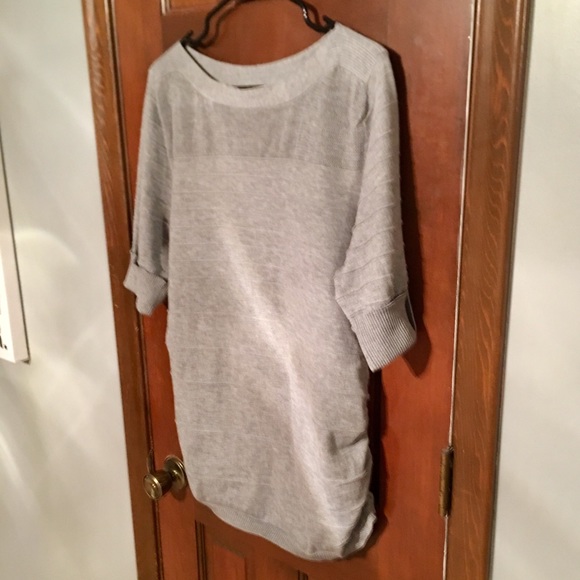 Apt. 9 Sweaters - Apt 9 Grey 3/4 Length Sleeve Sweater